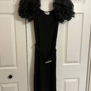 Vintage black knit St. John Party dress